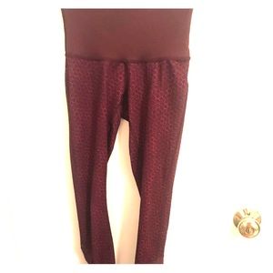 Lululemon athletic pants! Burgundy, high wasted